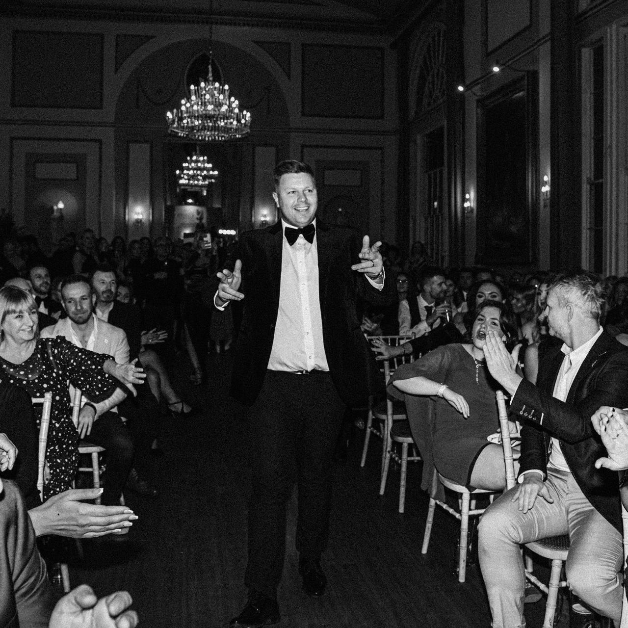 Wedding speech captured by Chapter Twelve